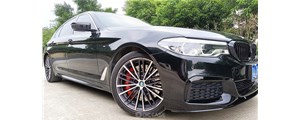寶馬530Li改brembo v6六活塞剎車(chē)套裝