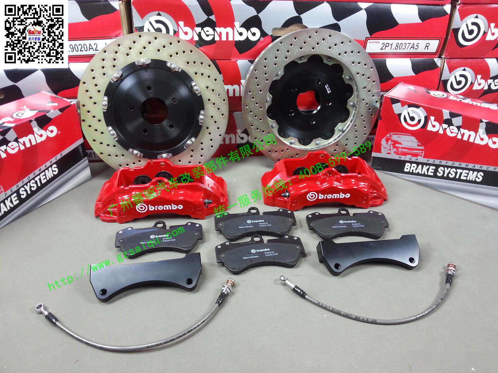 Brembo六活塞剎車系統