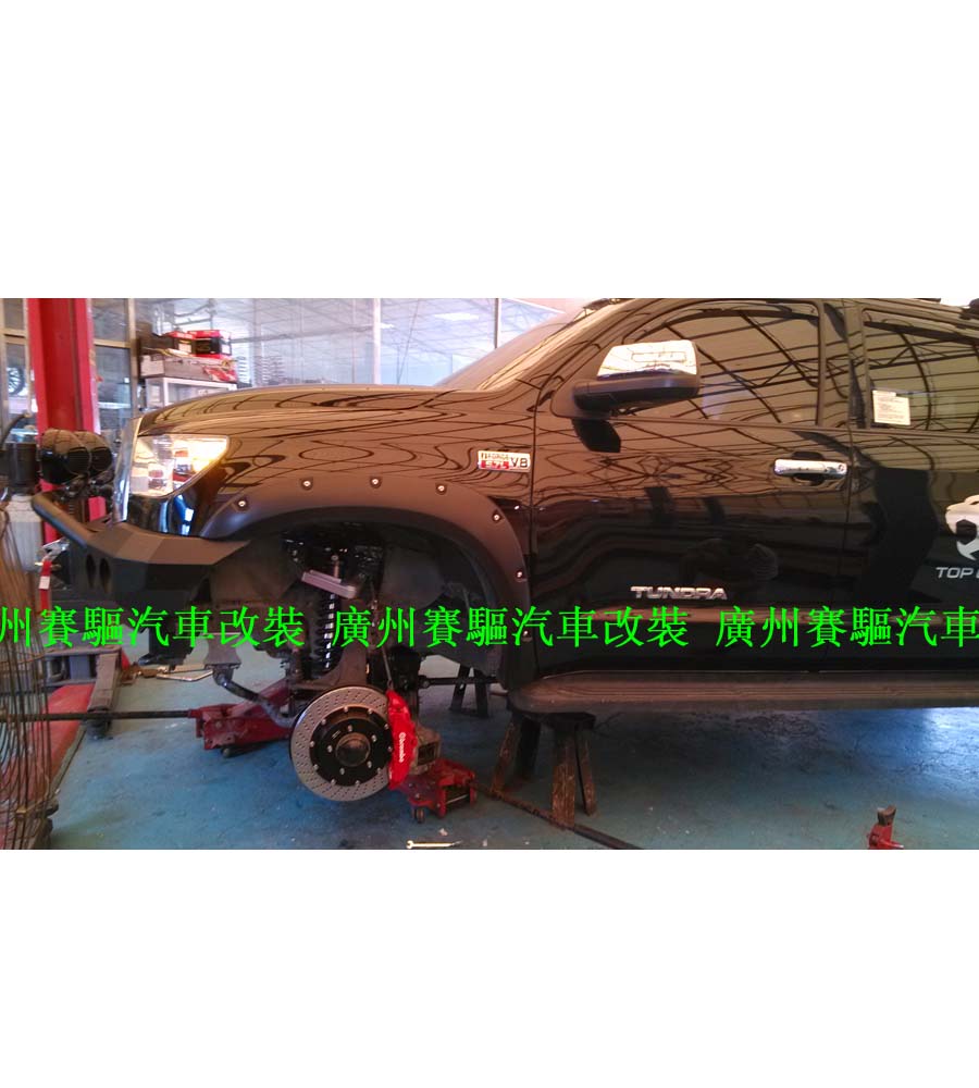 坦途剎車升級(jí)安裝Brembo8活塞套裝
