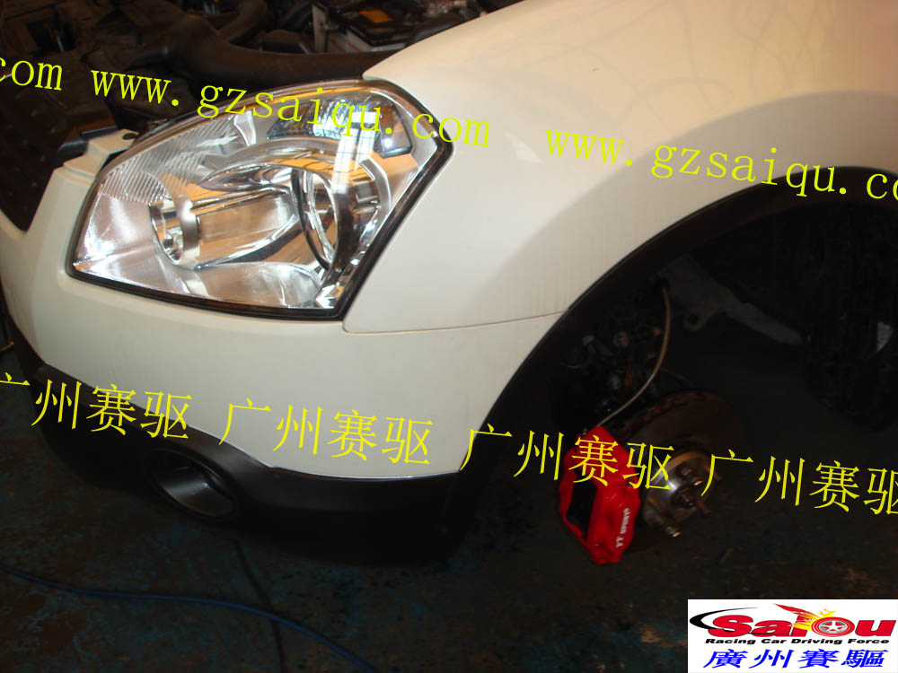 前左逍客改TT剎車(chē)套裝