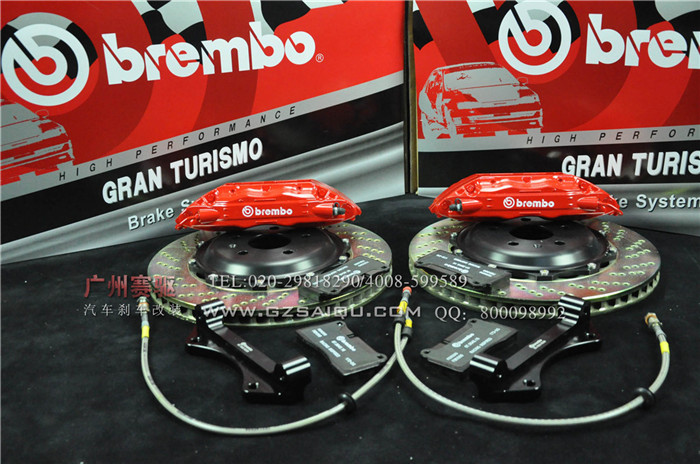大眾邁騰 速騰專(zhuān)用意大利BREMBO F50剎車(chē)套件 大四活塞卡鉗 配合加大型剎車(chē)盤(pán)