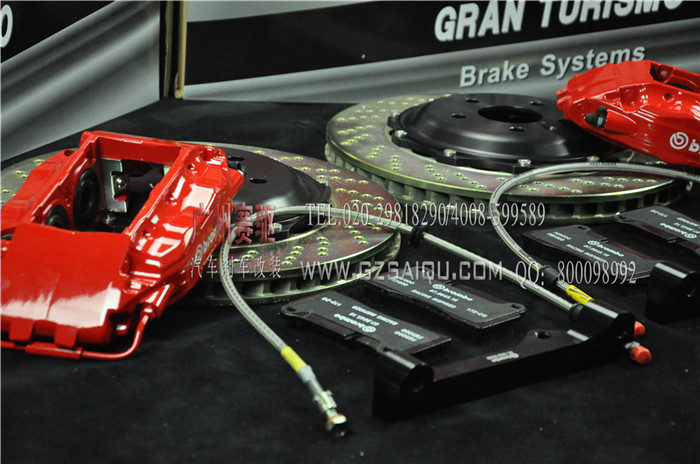 大眾邁騰 速騰專(zhuān)用意大利BREMBO F50剎車(chē)套件 大四活塞卡鉗 配合加大型剎車(chē)盤(pán)