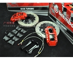 奔馳G55/G500升級(jí)意大利BREMBO 8活塞競技版剎車套裝 配套380MM剎車盤