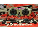 沃爾沃S40（進(jìn)口）升級改裝BREMBO大六活塞剎車卡鉗
